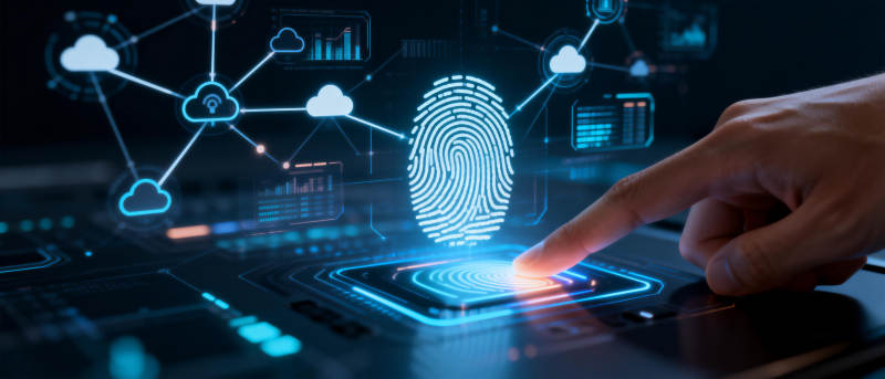指纹识别科技图片