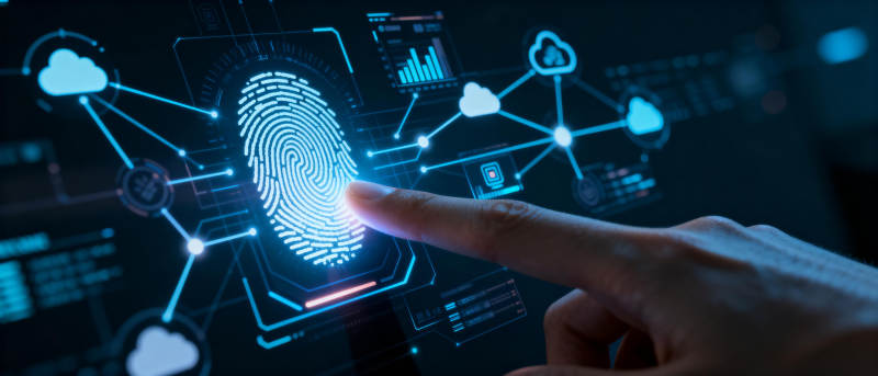 指纹识别科技图片