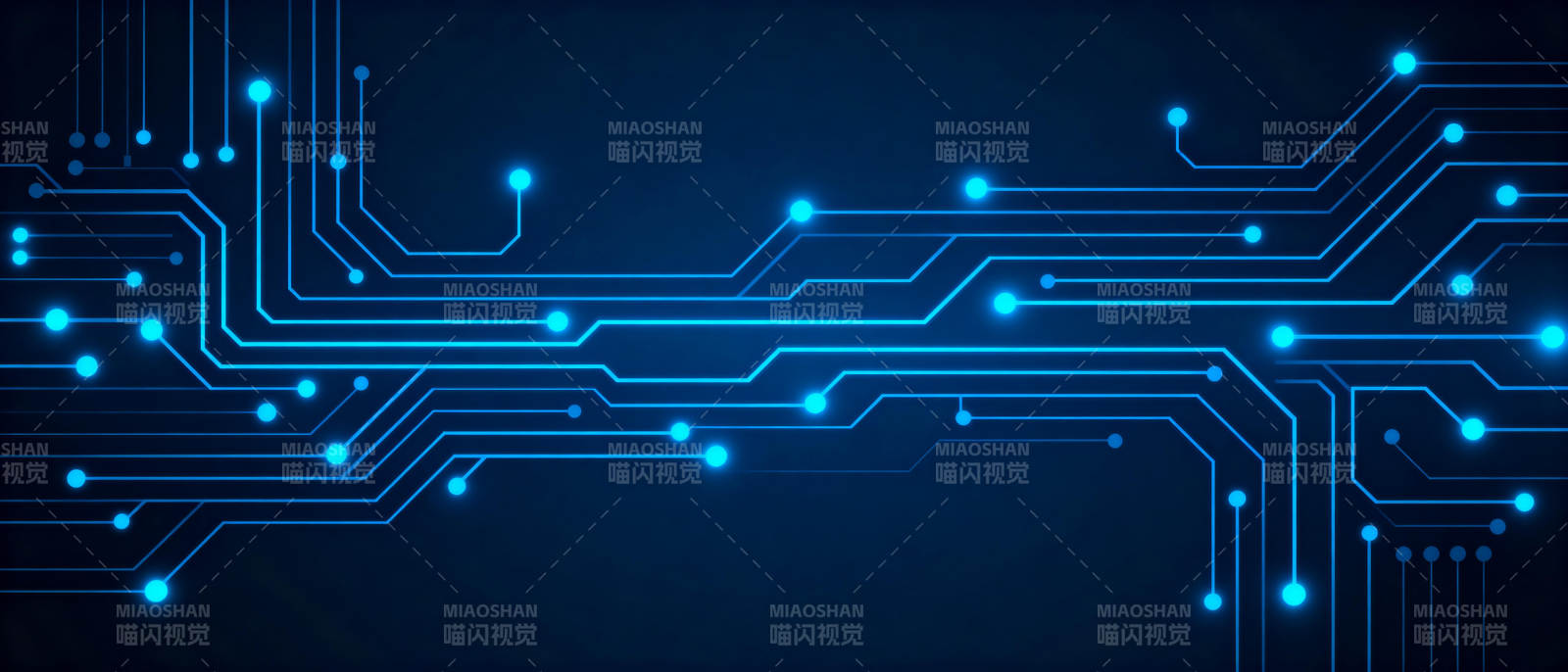 科技电路蓝光图图片