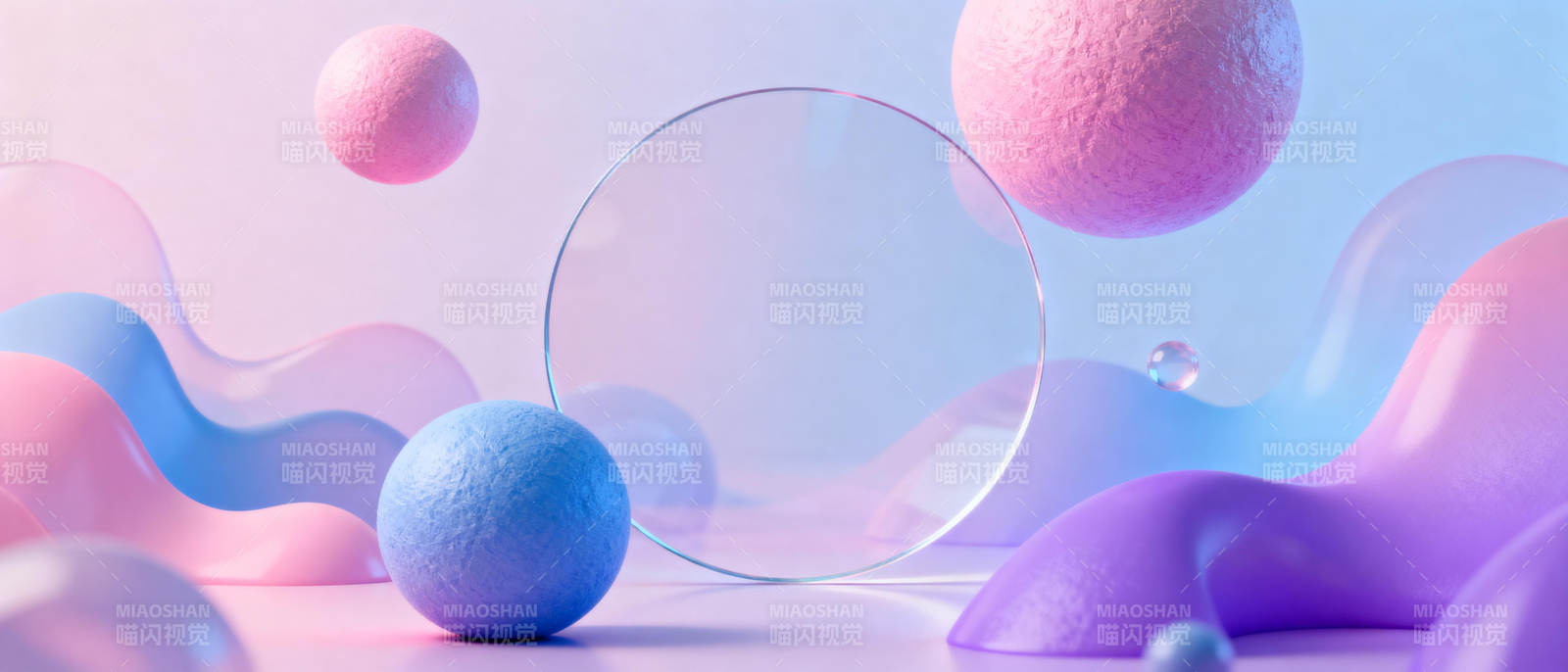 梦幻色彩球体图片