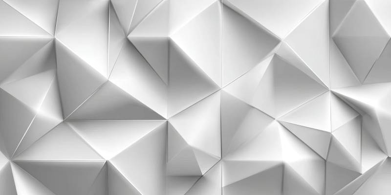 白色几何三角形图案背景图片