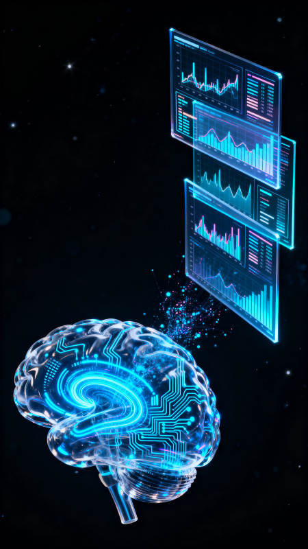 大脑数据可视化科技图像图片