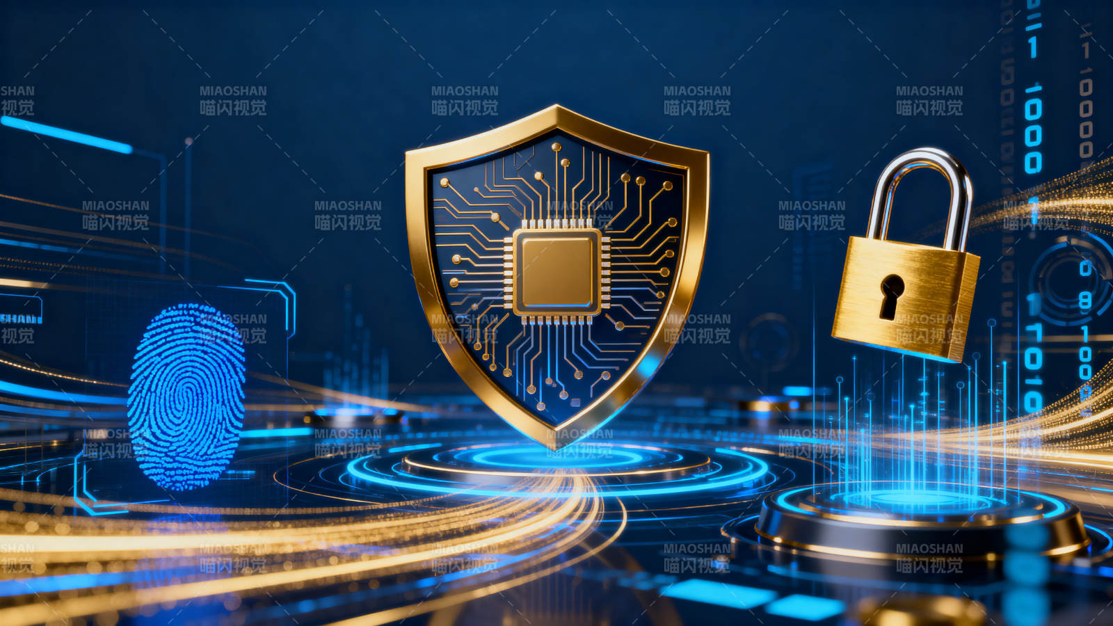 网络安全科技防护图片