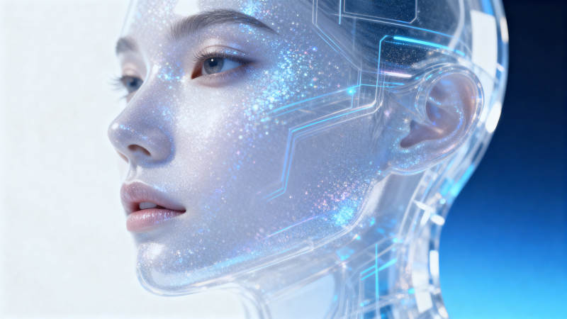 科技人脸未来感设计图片