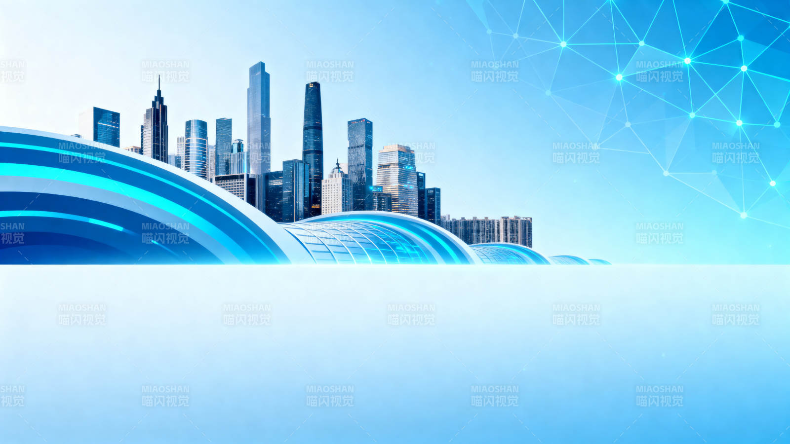 智慧城市科技背景图片