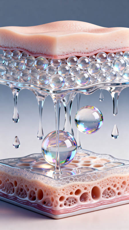 皮肤结构保湿示意图图片