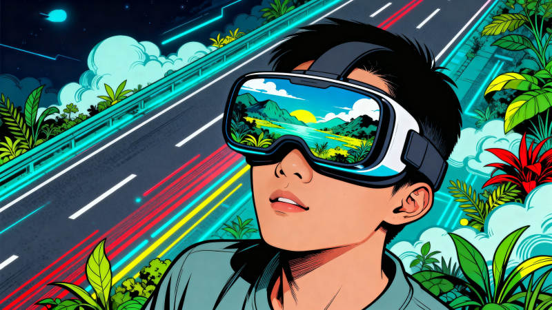 虚拟现实体验科技未来图片