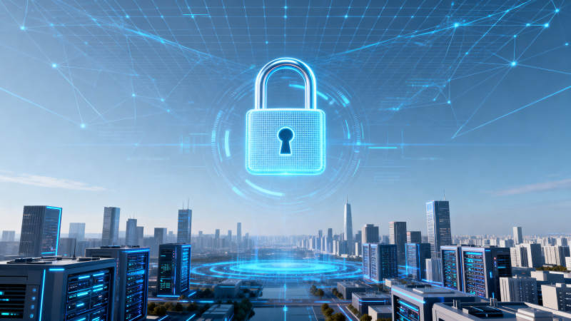 城市网络安全科技图片