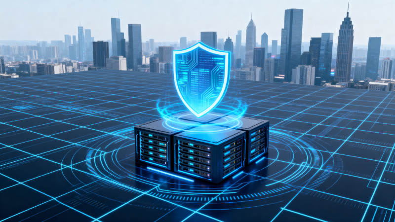 城市网络安全防护科技图片