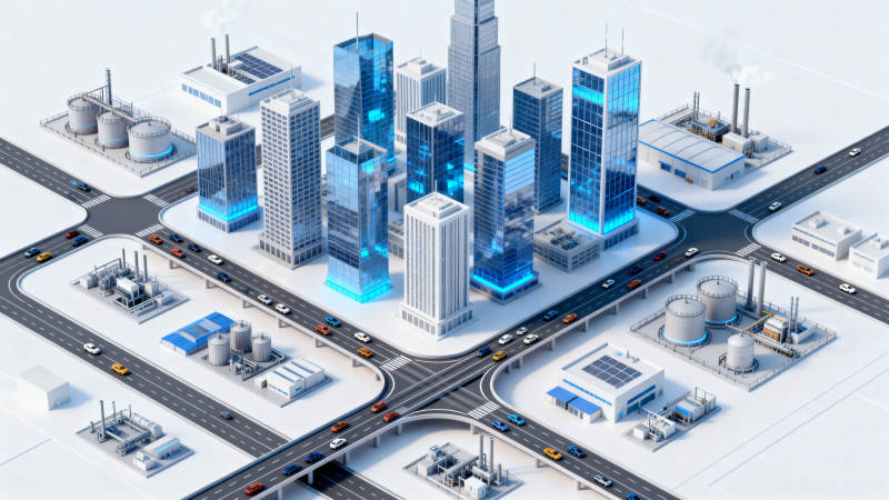 智慧城市与智能交通系统图片