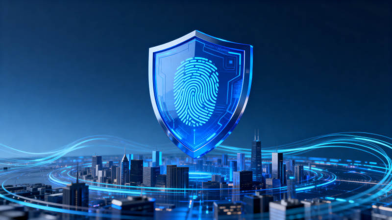 城市网络安全防护科技图片