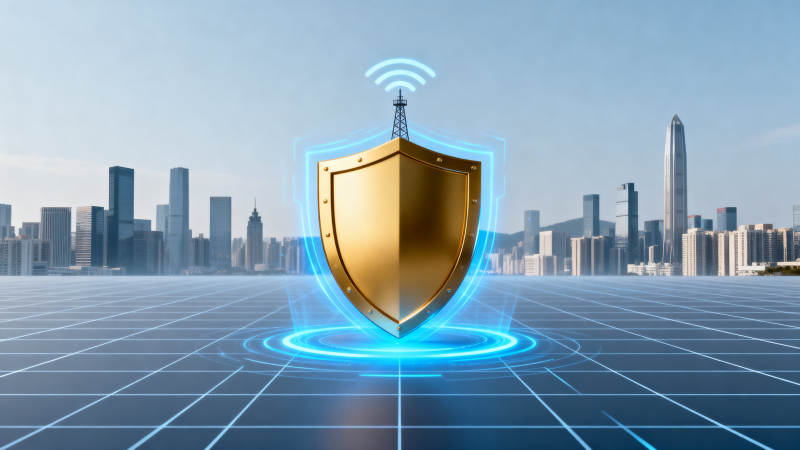 网络安全城市科技防护图片