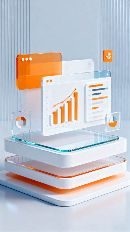 科技数据可视化图表设计图片