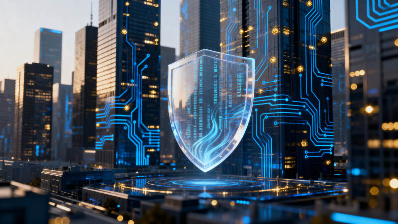 智慧城市网络安全防护图片