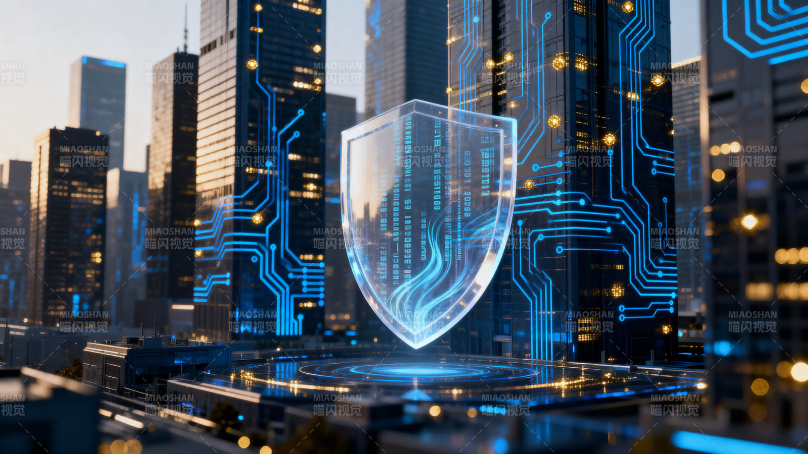 智慧城市网络安全防护图片
