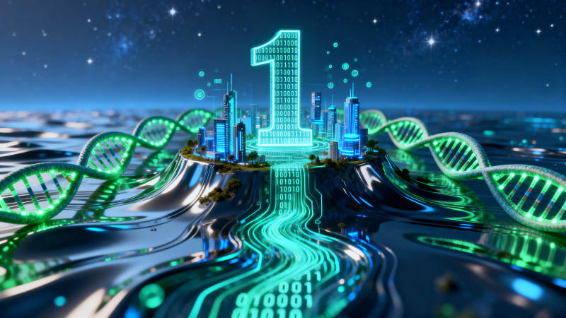 数字城市科技未来图片