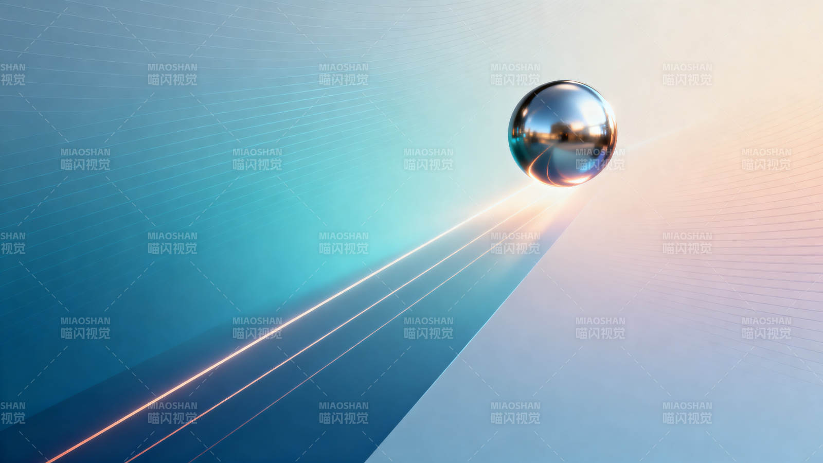 金属球科技感背景图片