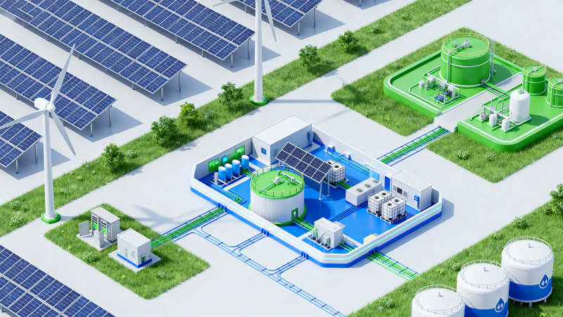 新能源发电与储能系统图片