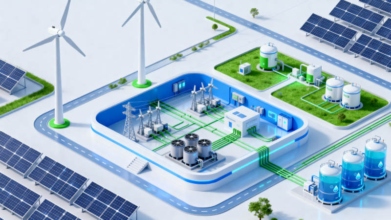 新能源发电与储能系统图片