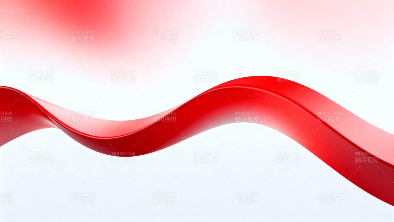 红色丝带抽象背景设计图片
