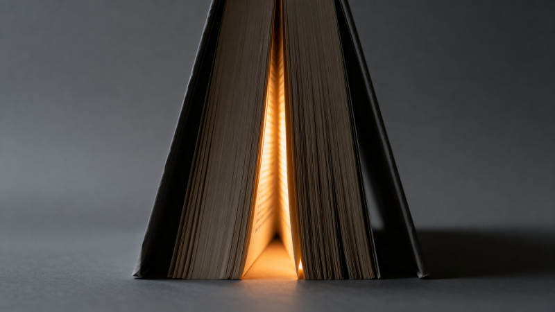 书本中的光艺术感图片