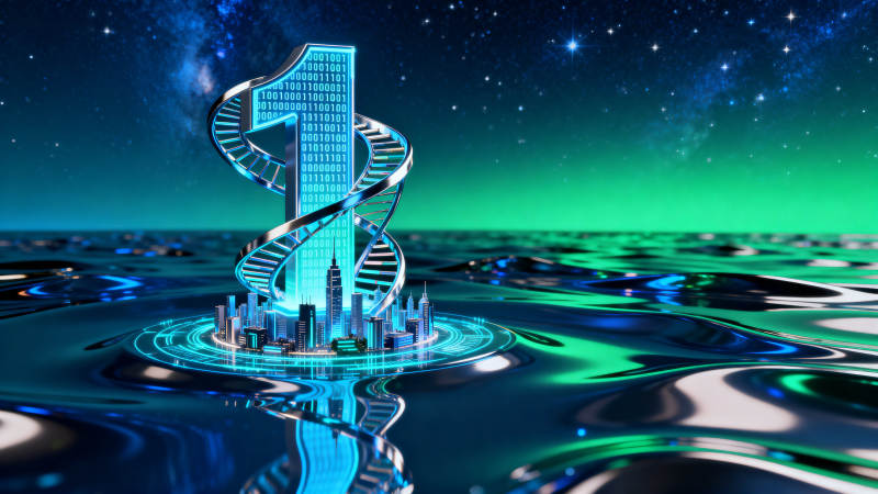 数字科技城市未来幻想图片