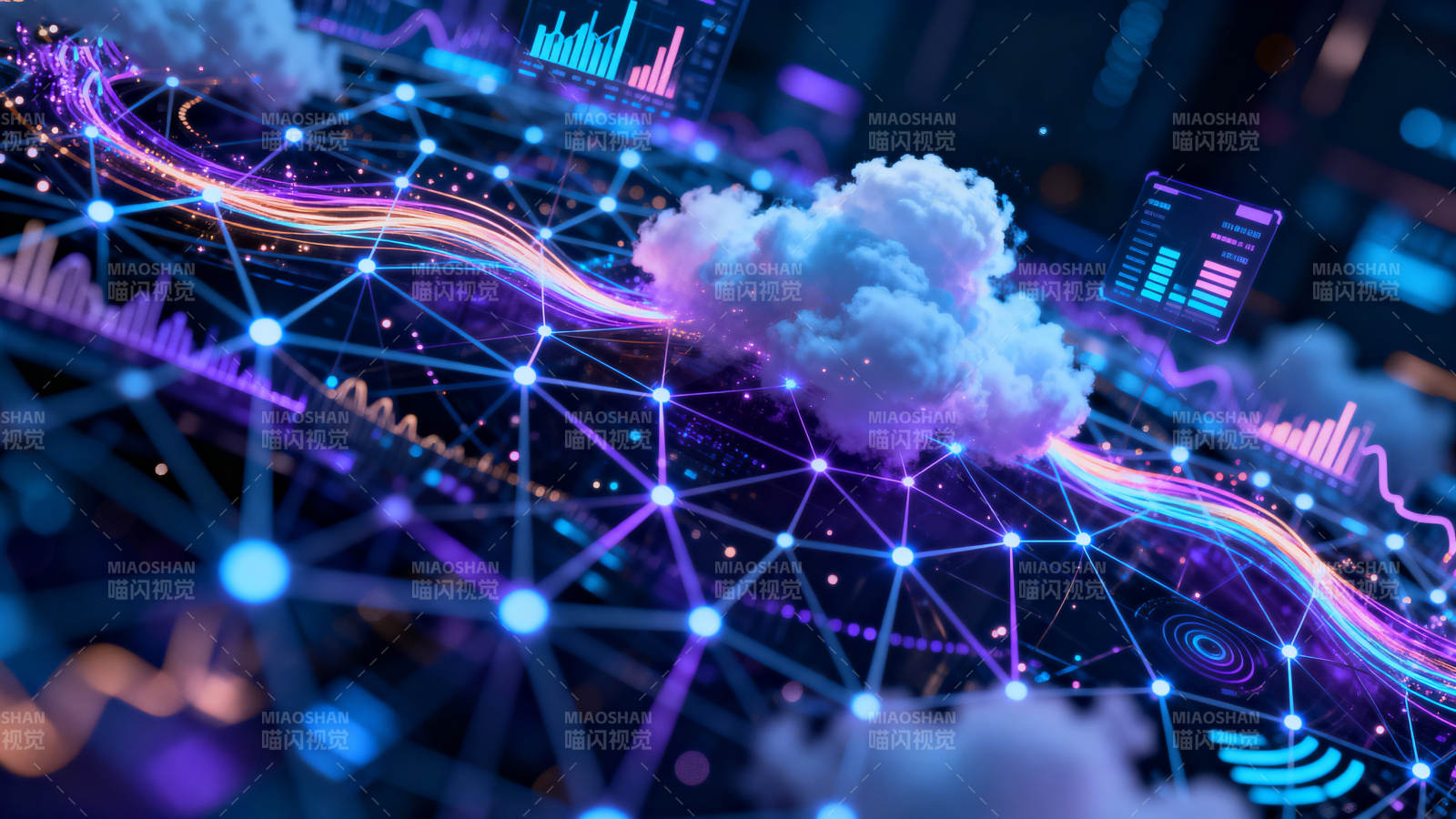 云计算数据网络科技图片