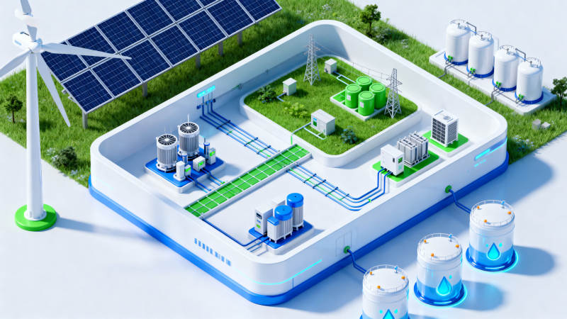 新能源发电与储能系统图片