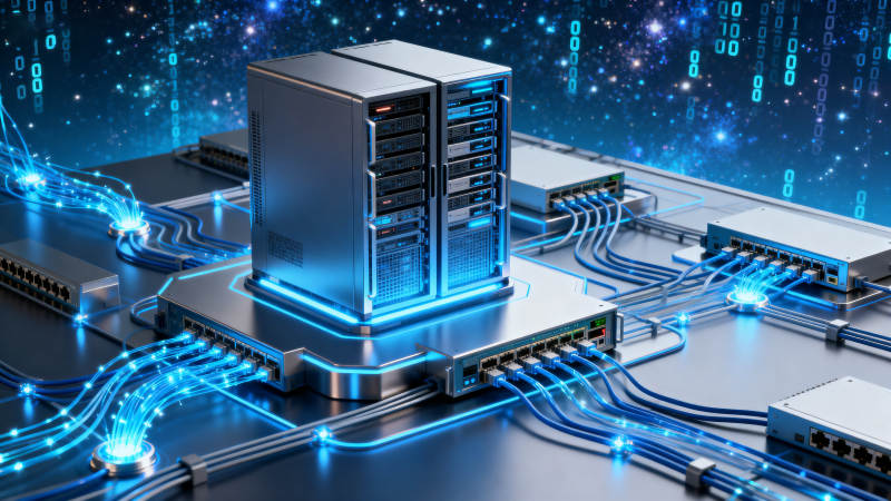 服务器网络数据中心科技图片