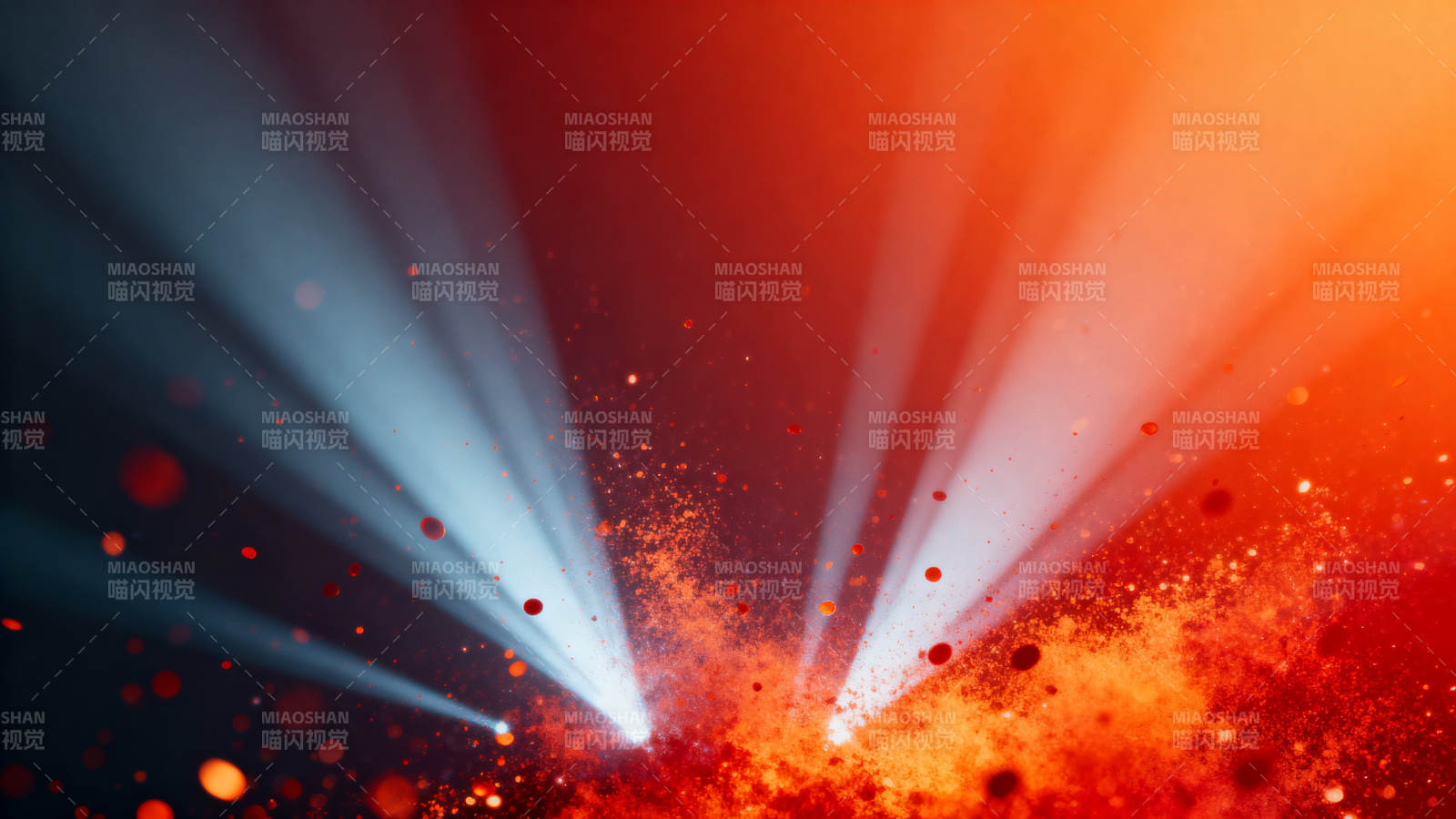 光束与粒子的抽象背景图片