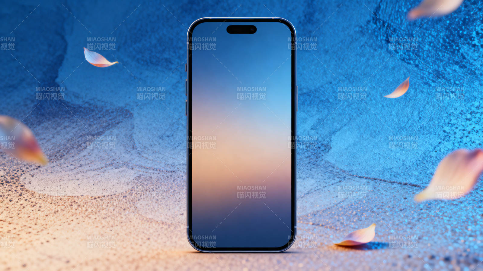 智能手机科技感背景设计图片