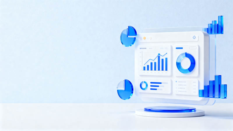 数据可视化科技界面图片