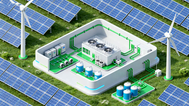 新能源发电与储能系统图片