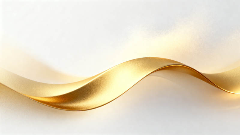 金色丝带抽象背景设计图片