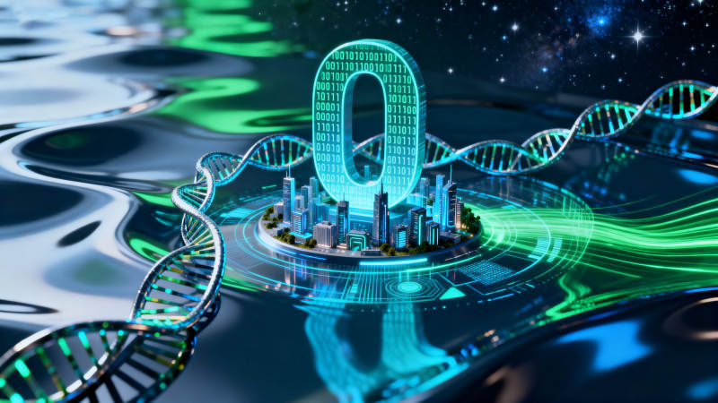 数字城市与科技未来图片