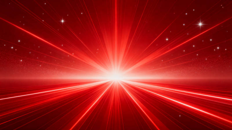 红色光束背景效果图片