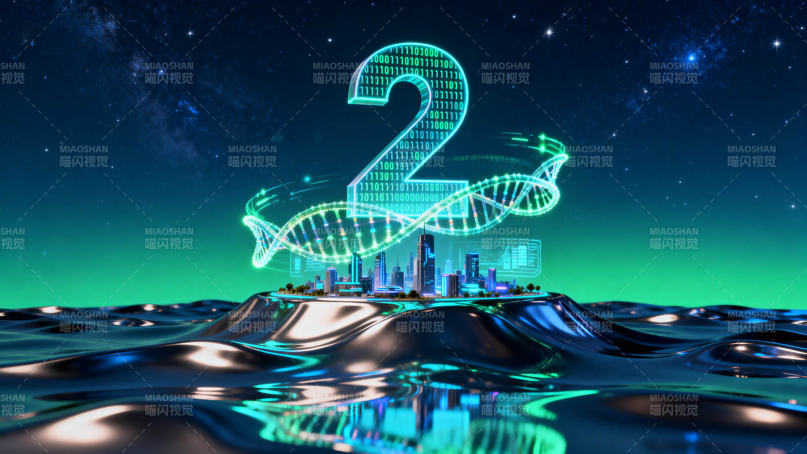 科技城市与数字未来图片