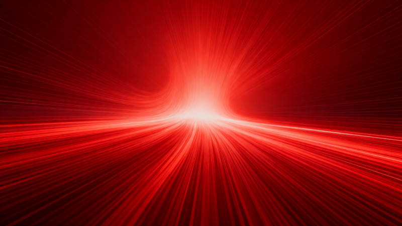 红色光速隧道抽象背景图片