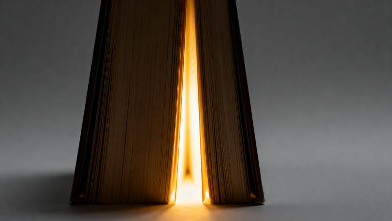 书本中的光束图片