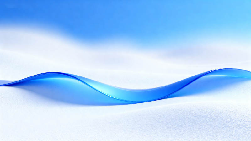 蓝色波浪抽象背景图片