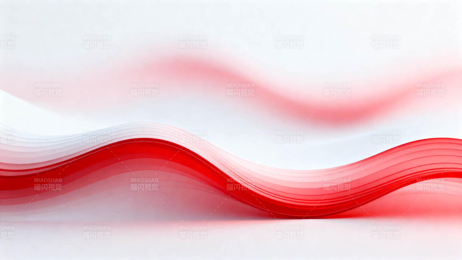 红色波浪抽象背景图片