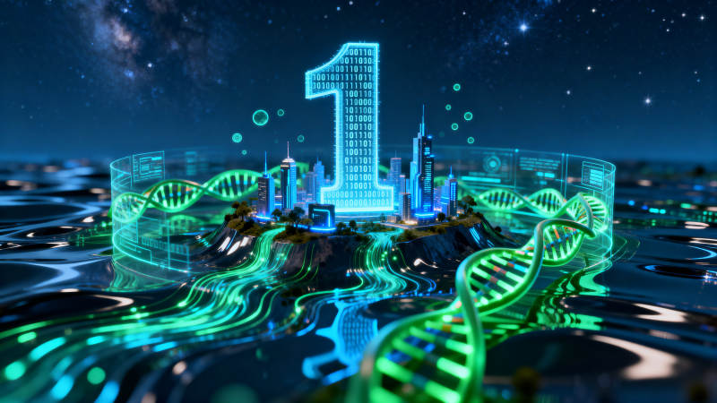 科技城市与数字未来图片