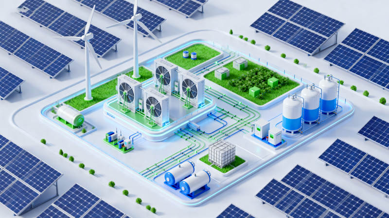 新能源发电与储能系统图片