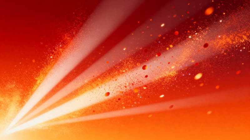 红色背景光束效果图片