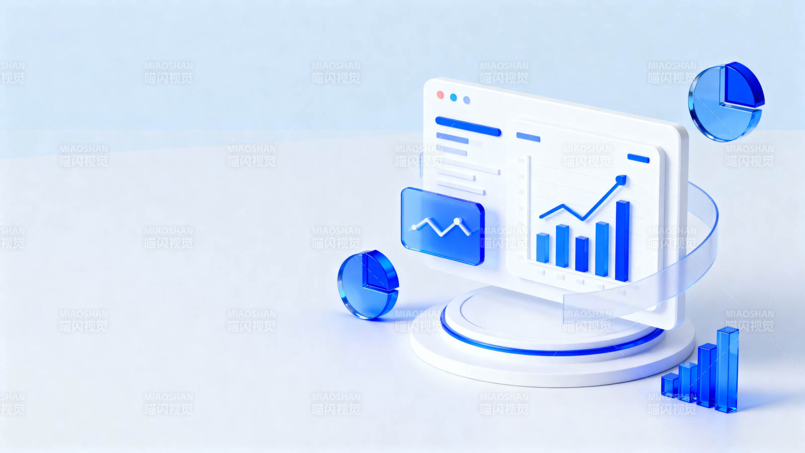 数据分析科技图表展示图片