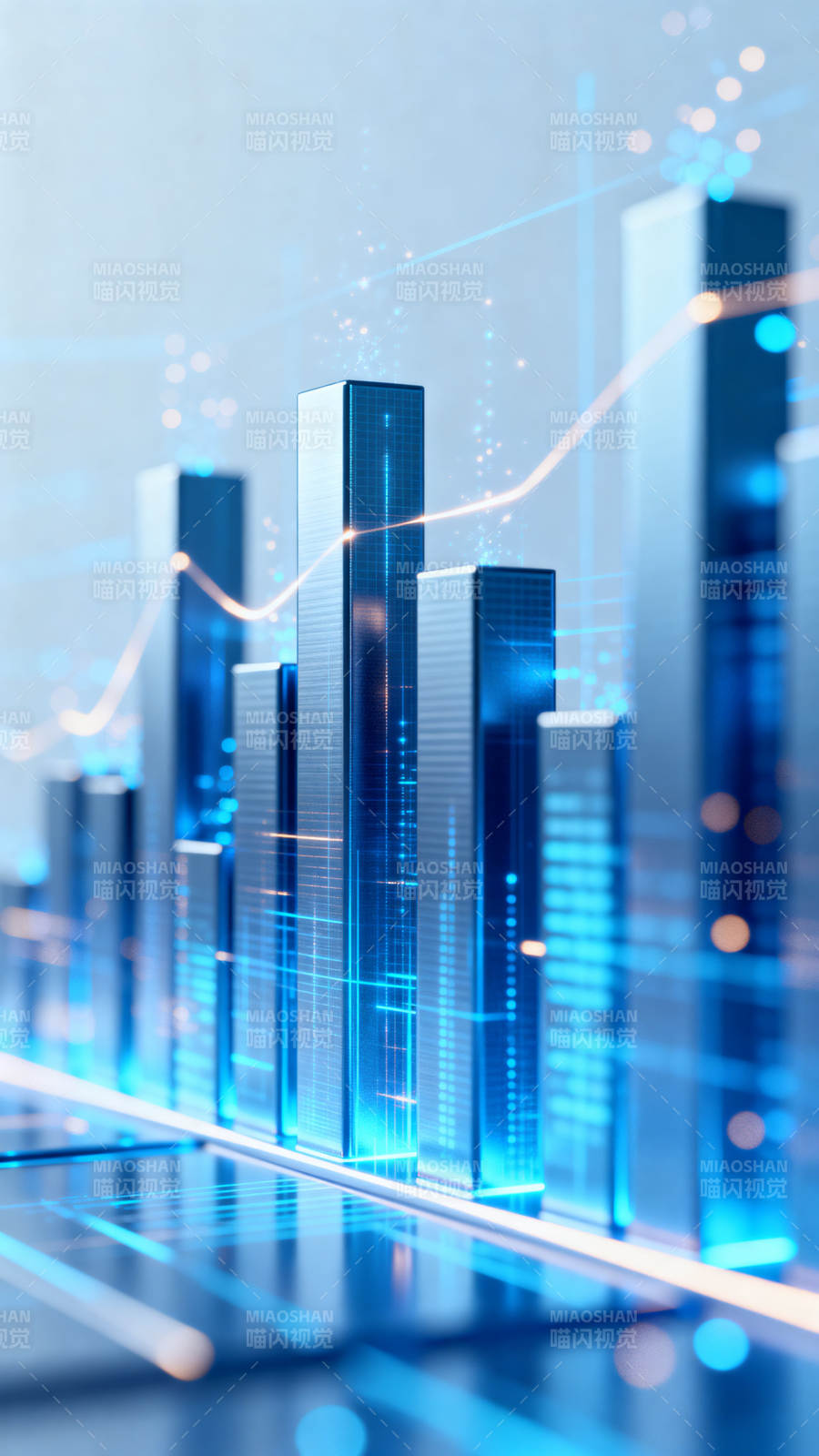 科技城市数据可视化图片