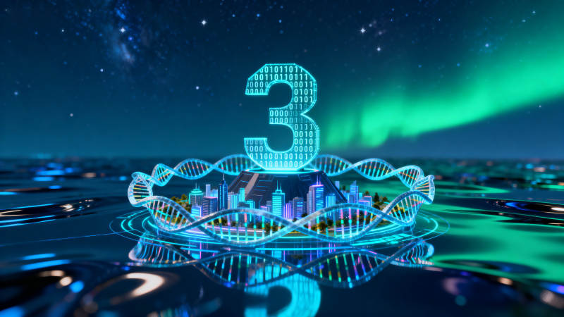 科技城市与数字3的结合图片