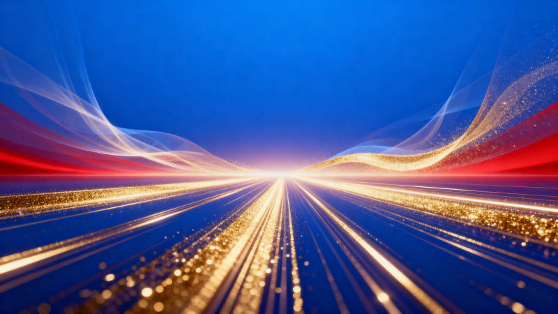 金色光束抽象背景图片