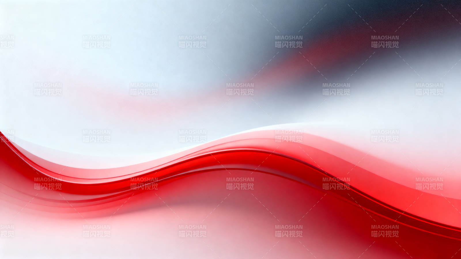 红色渐变抽象波浪背景图片
