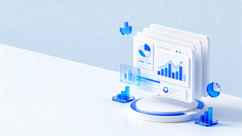 数据可视化科技图表展示图片